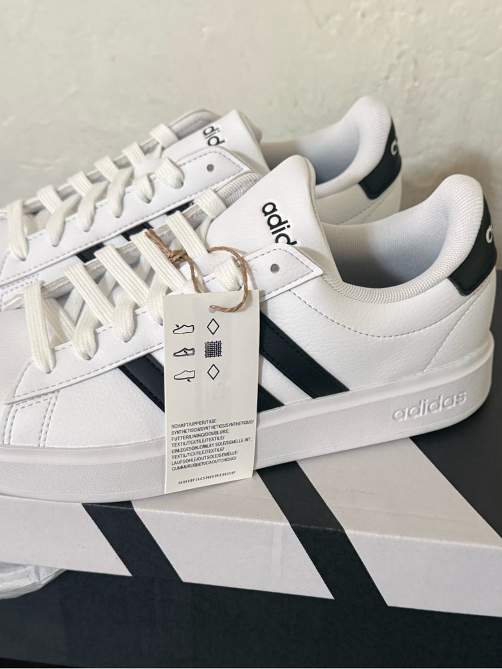 adidas White and Black Women's Athletic Sneakers